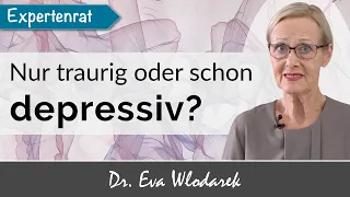 Nur traurig oder schon depressiv? Anzeichen, Ursachen und Heilungschancen von Depressionen.