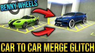 NEW Benny's MERGE CAR 2 CAR GLITCH(2021 WORKING METHOD!!)