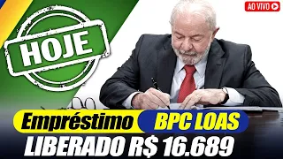 LULA ACABA de ASSINAR: EMPRÉSTIMO BPC LOAS para TODO BRASIL liberando R$16.689,00 - NOVAS REGRAS