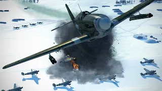 Active Airfield Attack!, Satisfying Crashes & More! V214 | IL-2 Sturmovik Flight Simulator Crashes