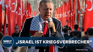 TÜRKEI FEIERT 100 JAHRE: Erdogan bezeichnete die Terroristen der Hamas als Freiheitskämpfer