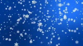 Snowflakes falling 4K 10 minutes motion background video UHD 60 fps