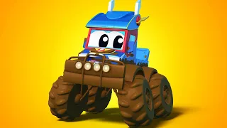 Truck cartoons for kids -  Mud vs. Monster Truck’ - Super Truck in Car City !