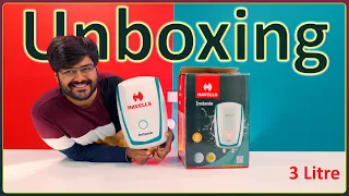 Havells Instanio 3-Litre Instant Geyser ⚡Unboxing and Review ⚡Budget Gesyer with Best Safety🔥