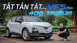 Xe điện VinFast VF5 Plus lăn bánh CỰC SỐC chưa đến 400 triệu: Khen, chê chi tiết