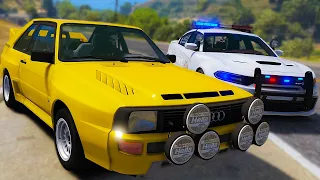 Street Racers Running From High Speed Cops in GTA 5 RP