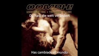 oomph - gekrezuigh subtitulada español aleman crucified spanish mit text auf deutsch und spanisch