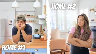 DAY IN THE LIFE | living in two different homes