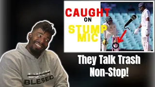 AMERICAN REACTS TO Caught on Stump Mic | The Conversations of Cricket