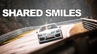I took a fellow Petrolhead for two laps in the Cayman GT4!!