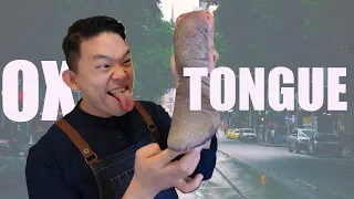  【How to trim!!】Ox Tongue/Beef Tongue 【さばいてく!!】丸ごと 牛タン 