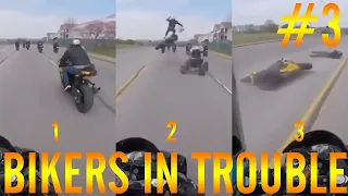 BIKERS IN TROUBLE! - MOTORCYCLE CRASHES AND SAVES - BEST AND BRUTAL MOTORCYCLE CRASHES - 2020 | #3 |