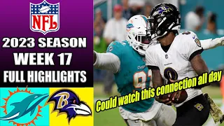 Miami Dolphins vs Baltimore Ravens HALF TIME WEEK 17 (12/31/23) | NFL HighLights 2023