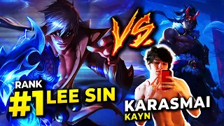 RANK 1 LEE SIN meets KARASMAI and this happened... *17 KILLS!!!*