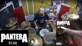 Pantera - Rise - Vinnie Paul Drum Cover by Edo Sala with Drum Charts