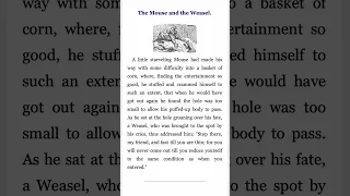 Aesop's Fables - The Mouse & the Weasel