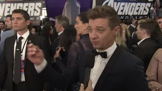 Avengers Endgame PREMIERE  Jeremy Renner - "Hawkeye/Clint Barton"