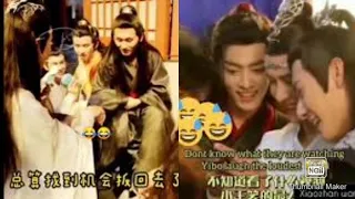 the untamed boys funny moments 😆 // the untamed BTS# xiao zhan and wangyibo