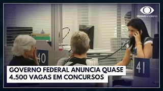 Governo Federal anuncia novos concursos | Jornal da Band