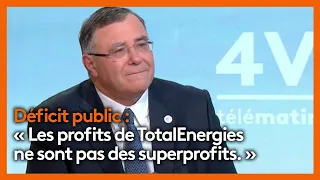 Les 4V - Patrick Pouyanné dément les accusations de superprofits par TotalEnergies.