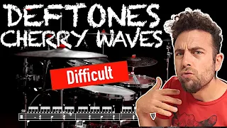 Deftones - Cherry Waves - Drum cover (with scrolling drum sheet)