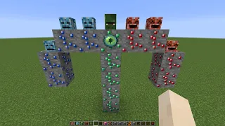 what if you create a ZOMBIE VILLAGER CREEPER in MINECRAFT (part 25)