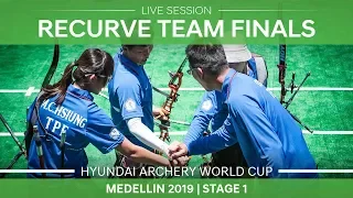 Live Session: Recurve team finals | Medellin 2019 World Cup S1