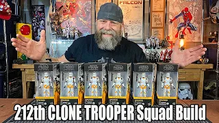 Star Wars Black Series 212th CLONE TROOPER Walgreens Exclusive Action Figure Review and Squad Build.