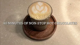 POV- A barista shift but someone orders 100 hot chocolates...