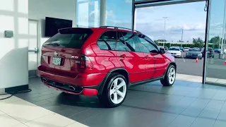 BMW X5 4.6is Muffler Delete - Before & After