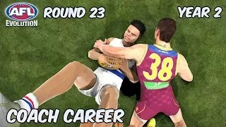 FINALS OR BUST - AFL Evolution: Coach Career - Round 23 (Year 2)