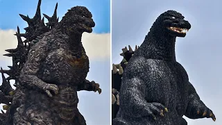 Godzilla Minus One vs Heisei Godzilla Model Comparison | Kaiju Arisen