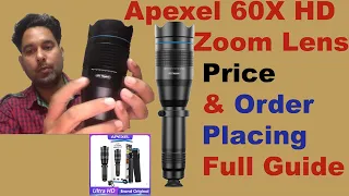 Order Apexel 60x Hd Zoom Lens | Check Apexel 60x Hd Price & Order Process In Full Details | Apexel