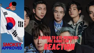 American Rapper First Time  Seeing - A Guide to BTS Members: The Bangtan 7  [Reaction]
