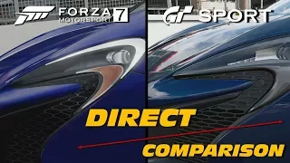 Forza 7 vs GTSport | Direct Comparison