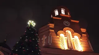 С Рождеством Христовым! Свято-Екатерининский Кафедральный Собор города Краснодара, 7 января 2020