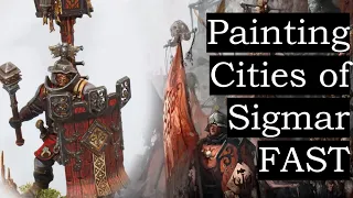 How to paint Cities of Sigmar FAST for Age of Sigmar