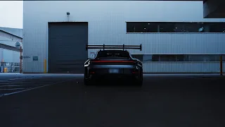 Porsche GT3RS 992 in the Rain Cinematic 4K