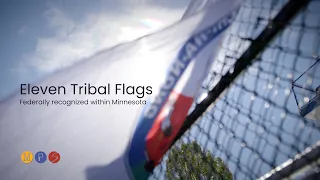 Eleven Tribal Flags Federally Recognized within Minnesota