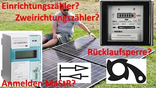 Solar E#5: Balkonkraftwerk anmelden? 600 Watt oder Wp? Zählertausch? Rücklaufsperre?