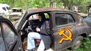 Sneaking Into A Soviet Car Graveyard! 🇬🇪