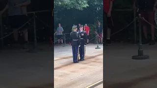 Water Bottle Rolls Near The Tomb Of The Unknown Soldier