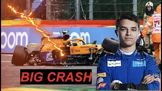 LANDO NORRIS RACING IN SPA (FULL WET TIRES AND BIG CRASH)