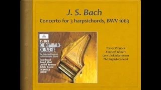 Bach, Concerto for 3 harpsichords, BWV 1063 - Video Score - Pinnock, Gilbert