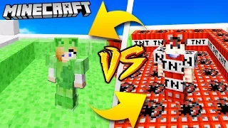 TNT ARMOR VS SLIME ARMOR - MINECRAFT | VITO vs BELLA