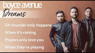 Dreams - Fleetwood Mac (Lyrics)(Boyce Avenue acoustic cover) on Spotify & Apple