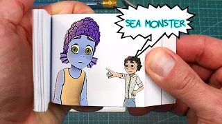 Sea Monster (Alberto x Luca) - Luca Movie Flipbook Animation meme
