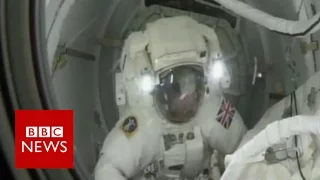 Tim Peake: ' Spacewalk is a 'proud moment' - BBC News