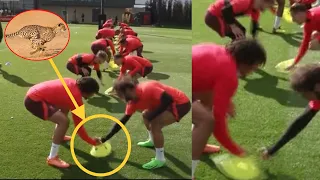 Watch 🔥Cheating’ – Watch Trent Alexander Arnold destroy Salah in Liverpool training drill 🐆