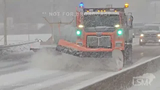 03-26-2024 Minneapolis, Minnesota - Heavy Snow - Vehicle Accidents - Plows and Clean Up - Reduced Vi